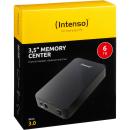 Intenso Memory Center 6TB externe Festplatte 3,5 Zoll USB 3.0 Schwarz